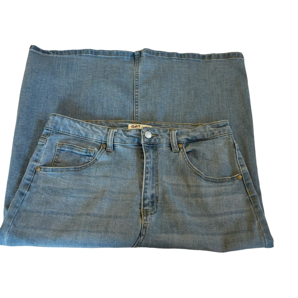 Denim A-Line Midi Stretch Skirt Size 10 Great Pre-Loved Condition - Picture 6 of 11